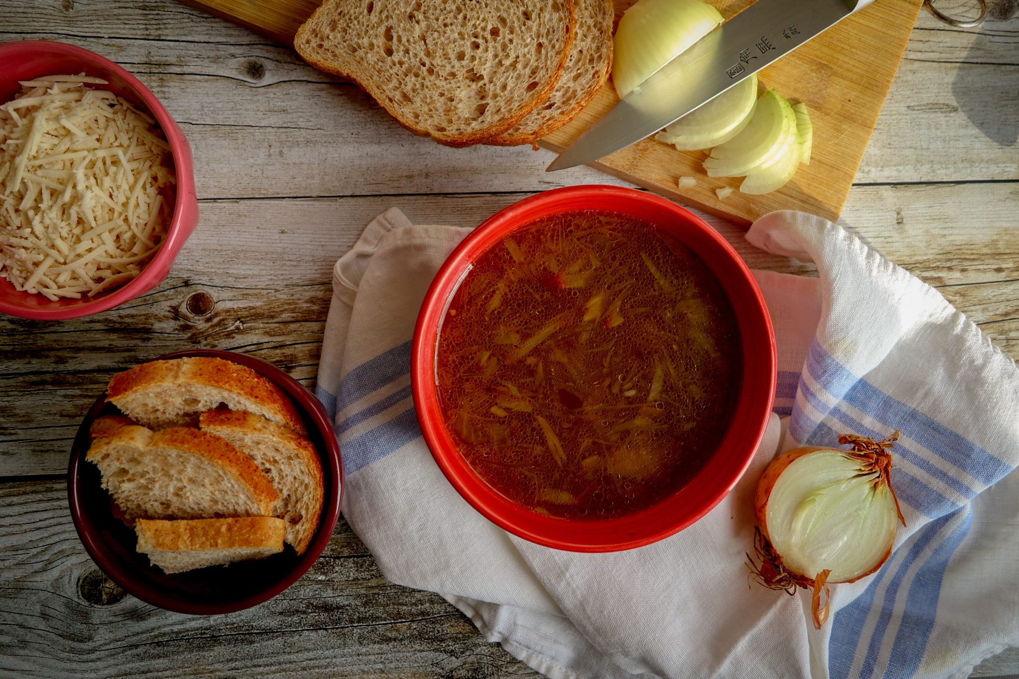 Soupe à l’oignon à l’ancienne